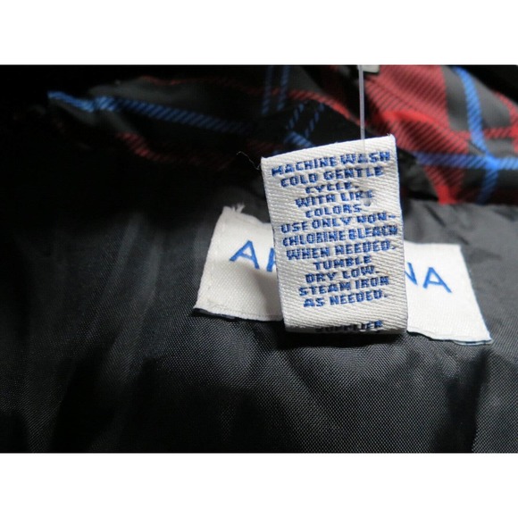 Arizona Juniors Size Small Red Black Plaid Puffer Coat NWT - Picture 7 of 8